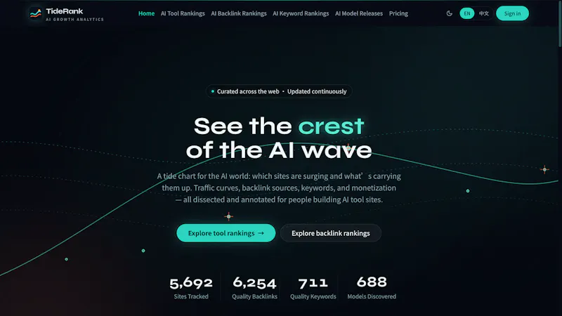 TideRank screenshot 2