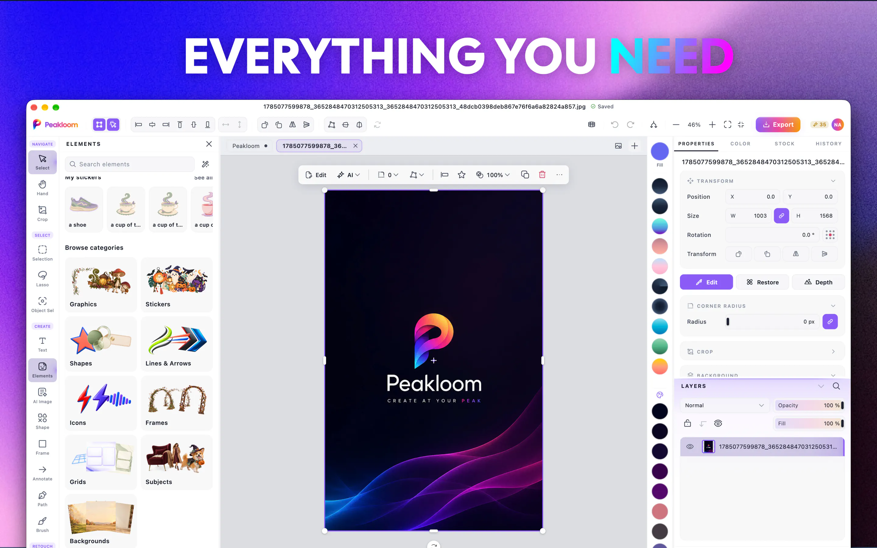 Peakloom: AI Photo Editor gallery image