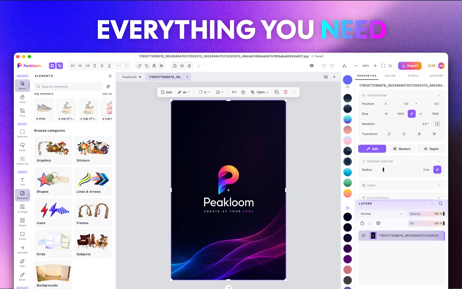 Peakloom: AI Photo Editor screenshot 6