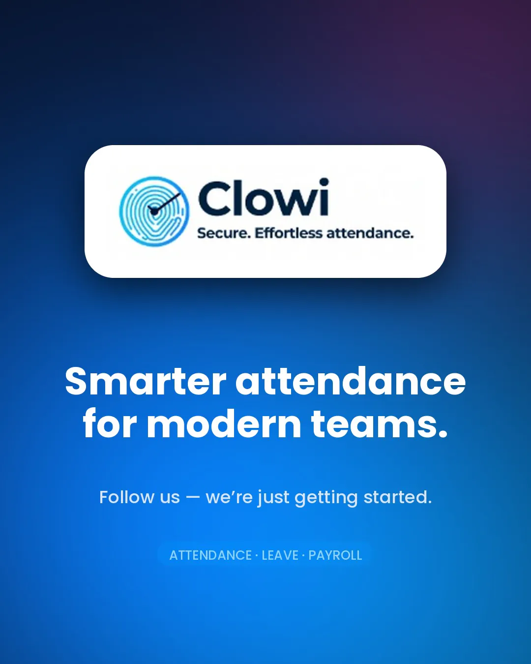 Clowi simplified attendance 