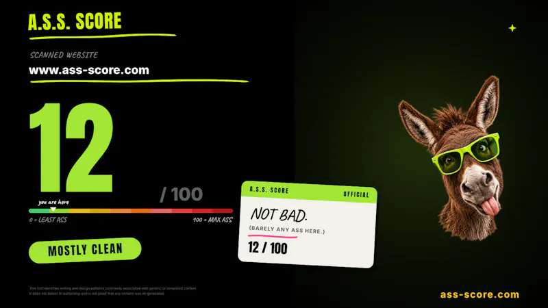 A.S.S. Score screenshot 1