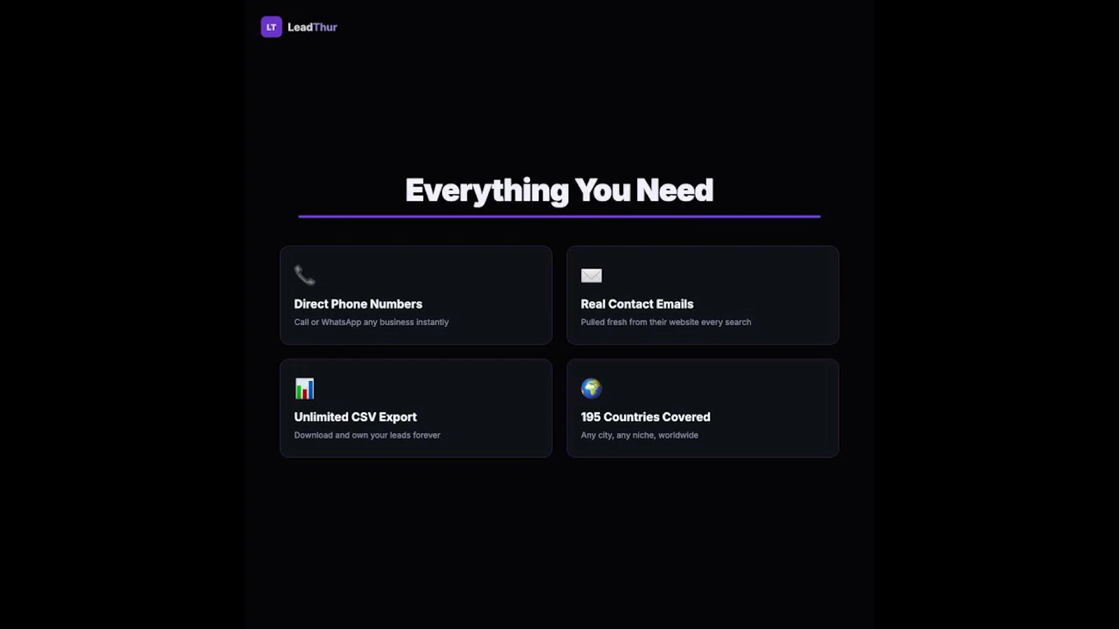 LeadThur screenshot 1 (video preview)