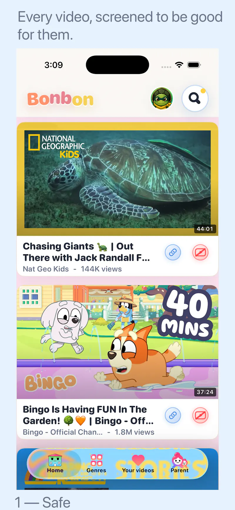Bonbon — Safe videos for kids screenshot 3