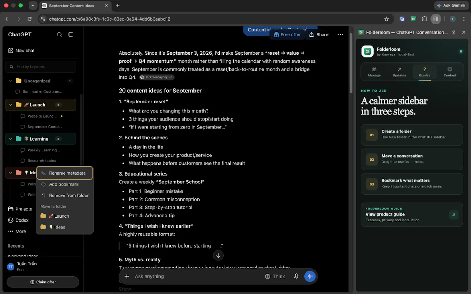 Folderloom by Knoveya screenshot 3