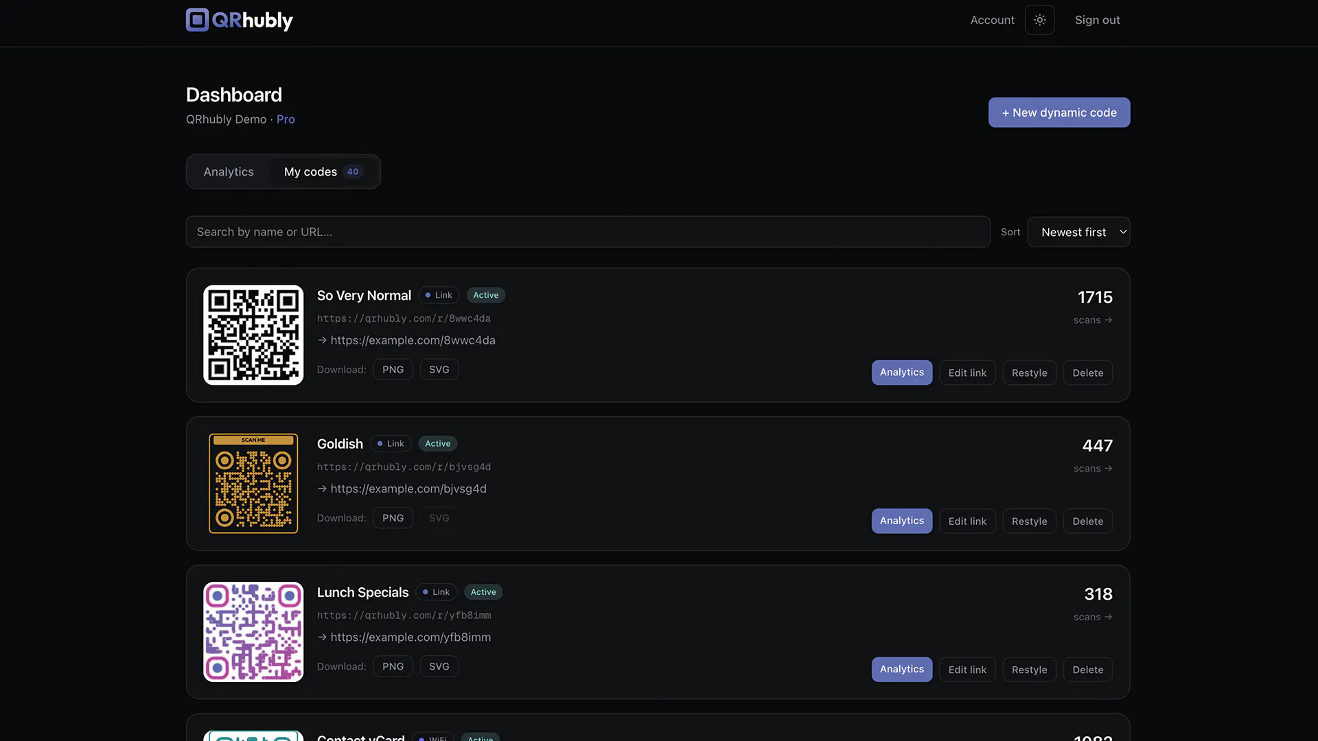 QRhubly gallery image