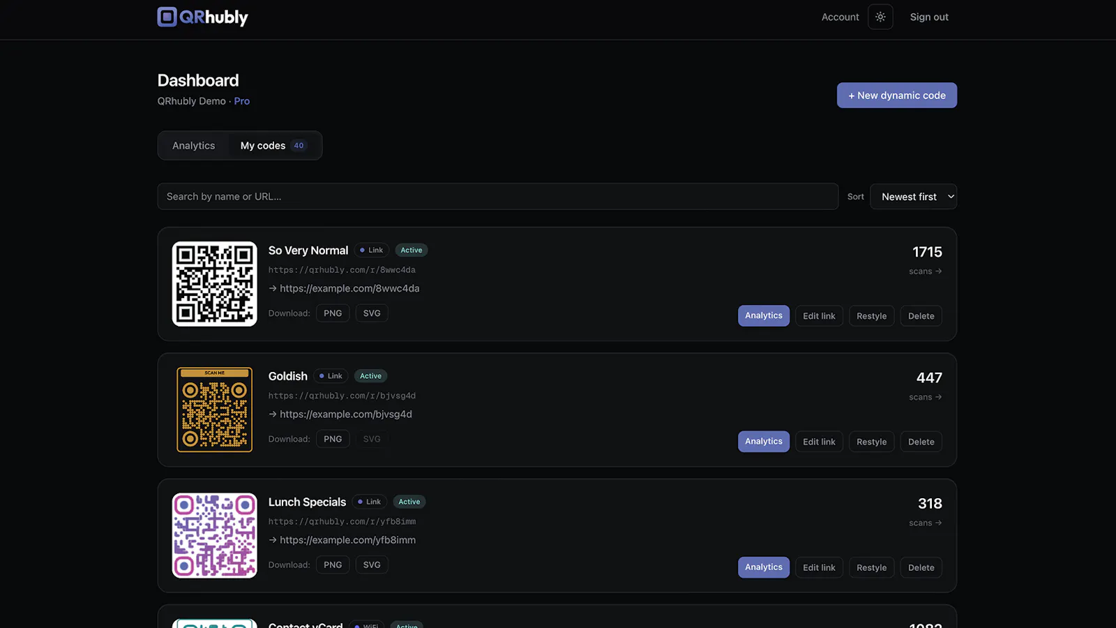 QRhubly screenshot 7