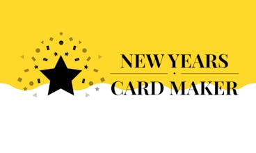 New Years Card Maker gallery image