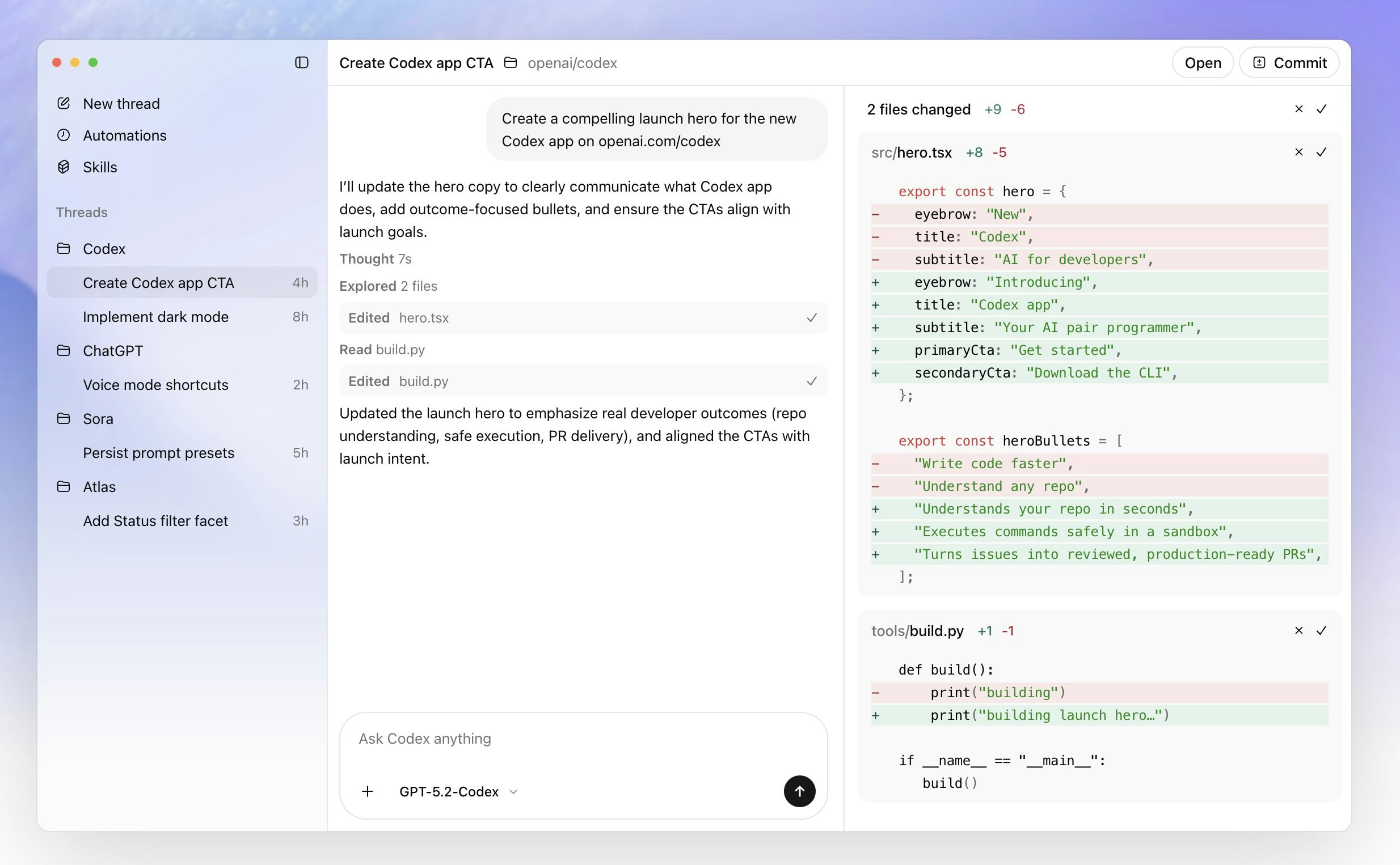 Codex by OpenAI gallery image