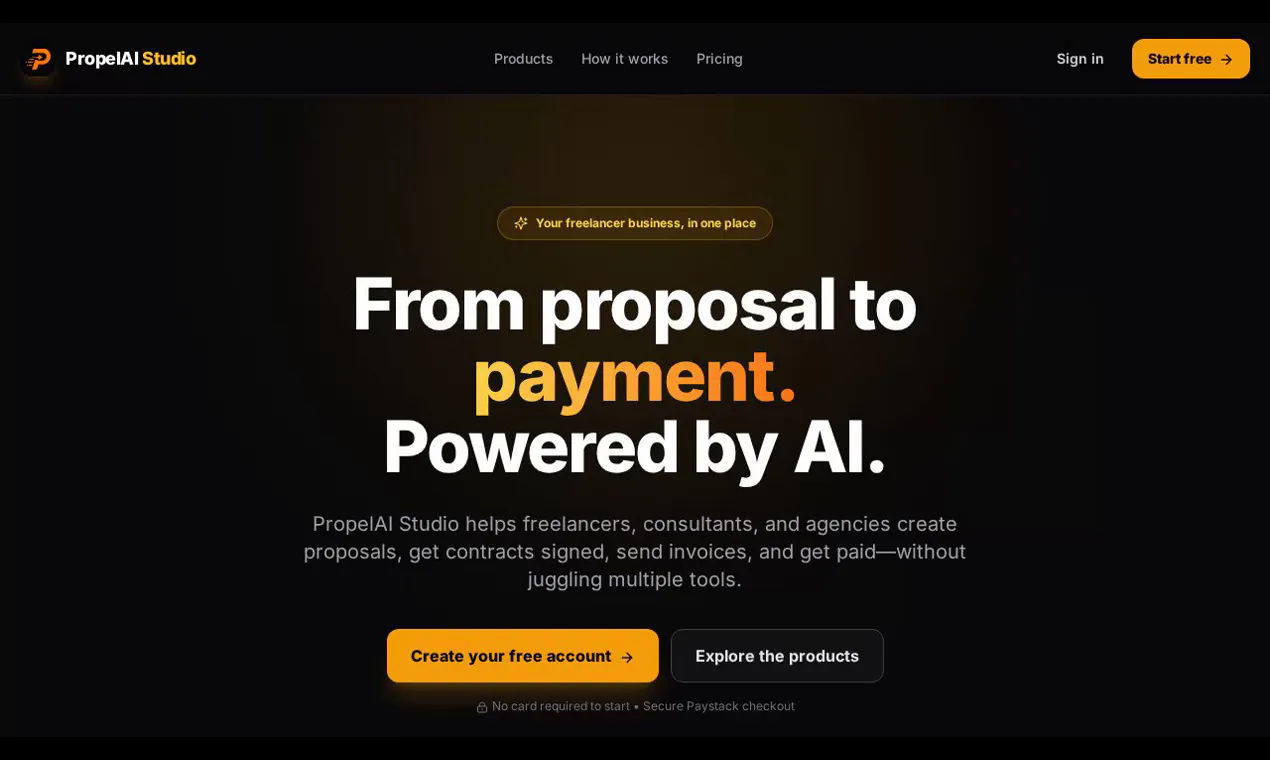 PropelAI Studio gallery image