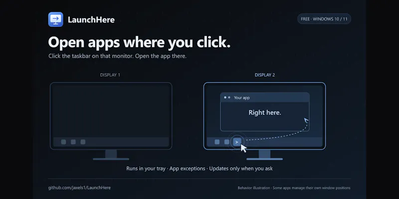 LaunchHere screenshot 1