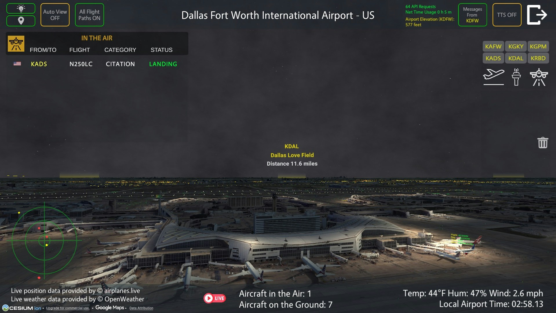 Airport Live Traffic Viewer gallery image