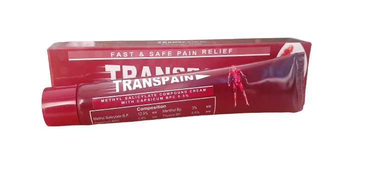 Schnelle und sichere Schmerzlinderung Transpain Creme Medien 12
