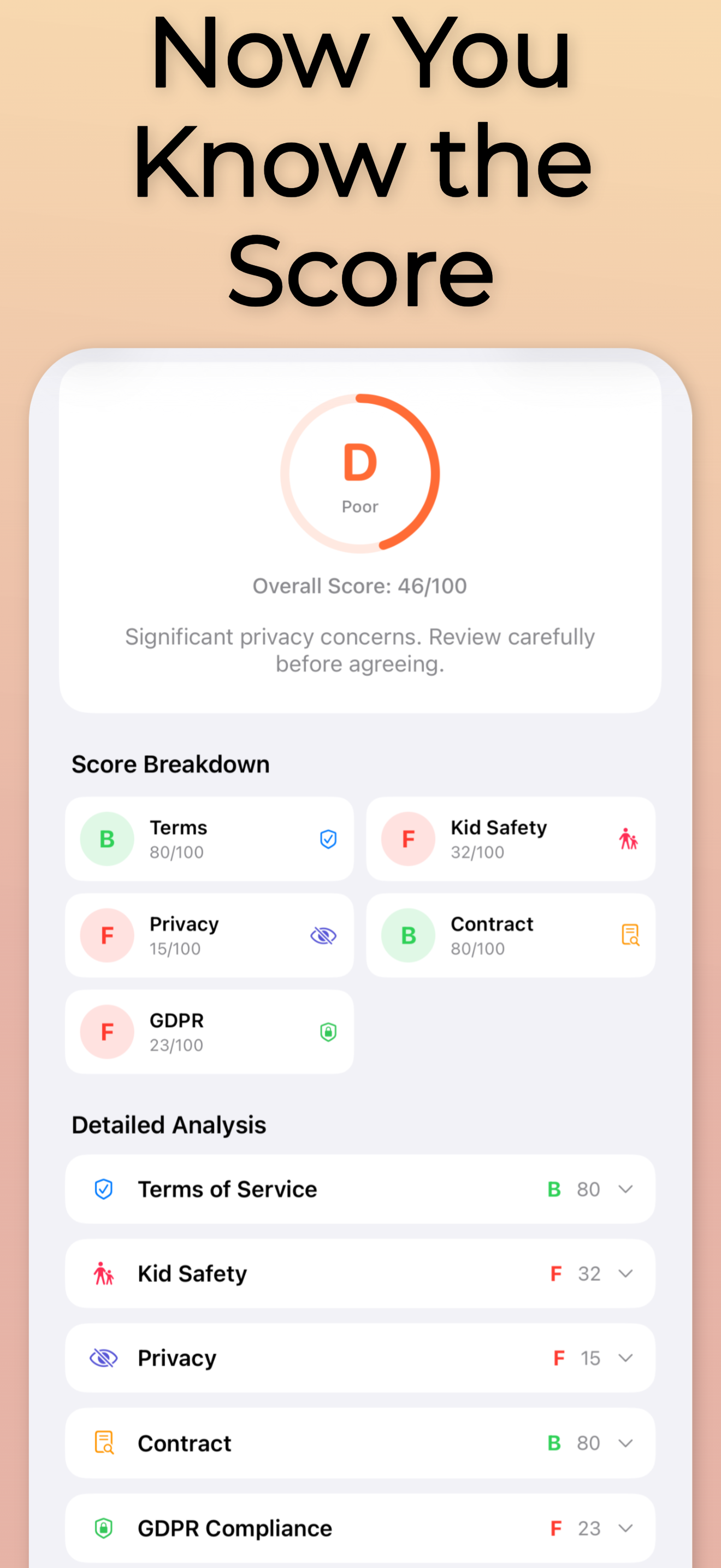 Avalw Vision — Privacy & Terms Scanner gallery image