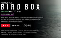 IMDb ratings on Netflix media 2