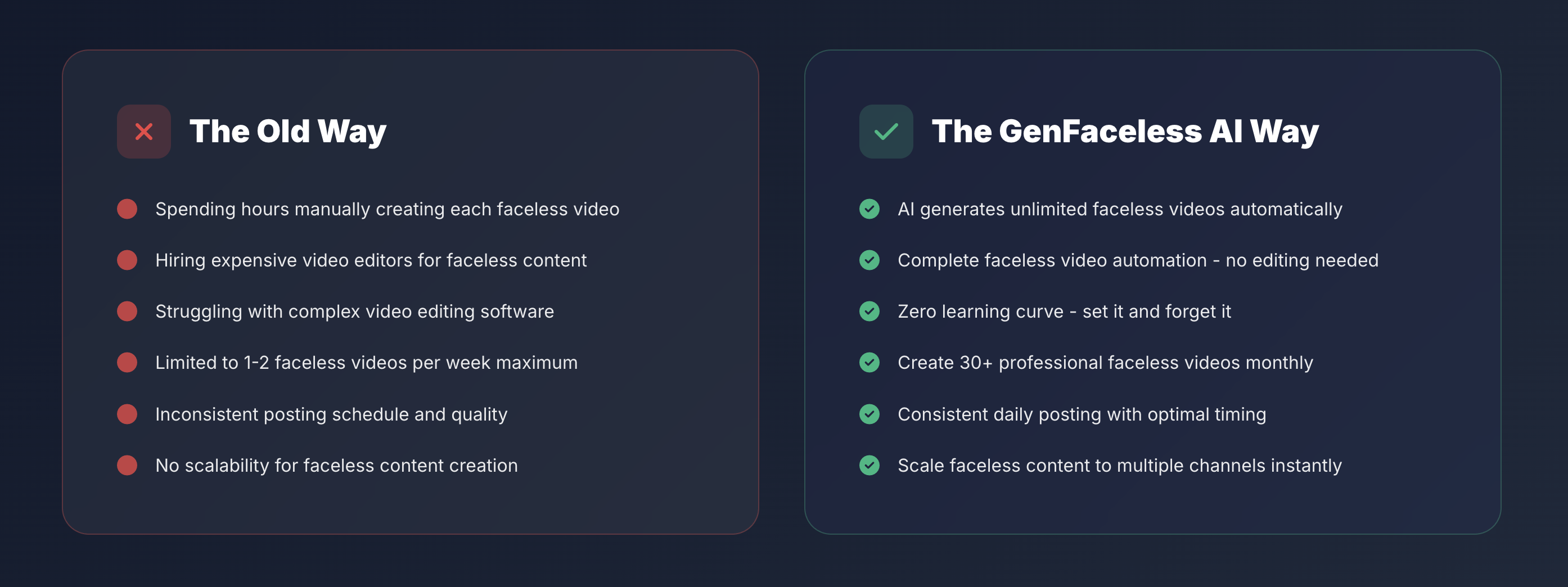 GenFaceless AI gallery image
