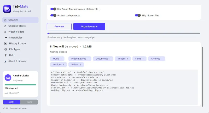 TidyMate screenshot 5