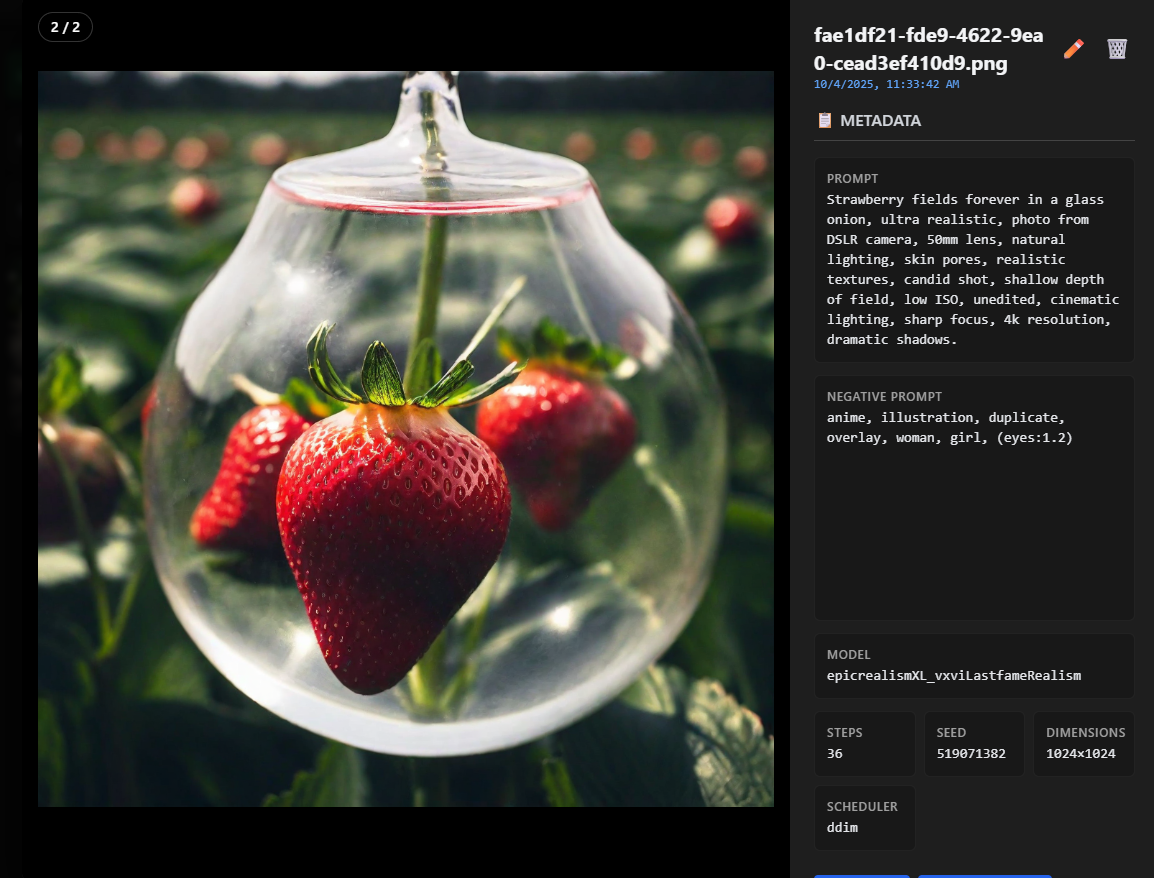 Média Image métahub - Recherchez et organisez vos images AI par modèle, lora ou invite 1