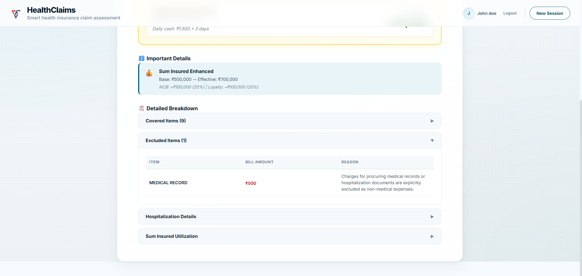 HealthClaims - by ValuEnable gallery image
