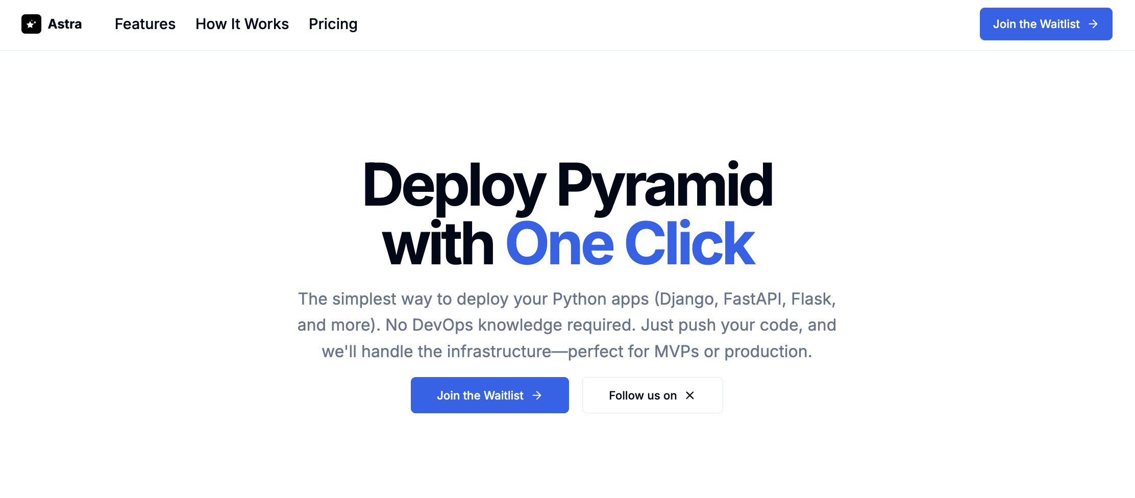 Mídia 2 de Astra - Implantação de Django de 1 clique - Implante seu aplicativo Django em minutos - não é necessário o DevOps!