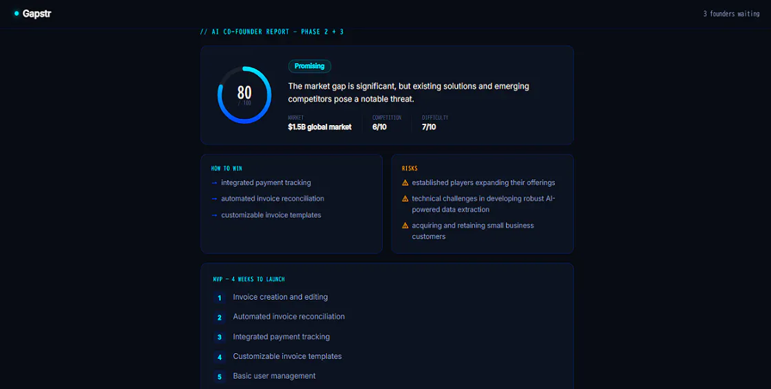 Gapstr screenshot