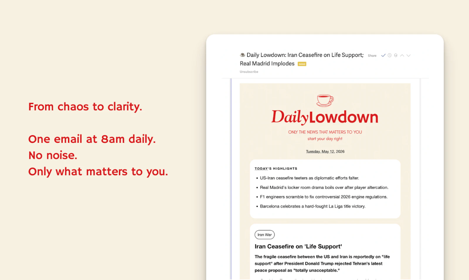 Daily Lowdown screenshot 5