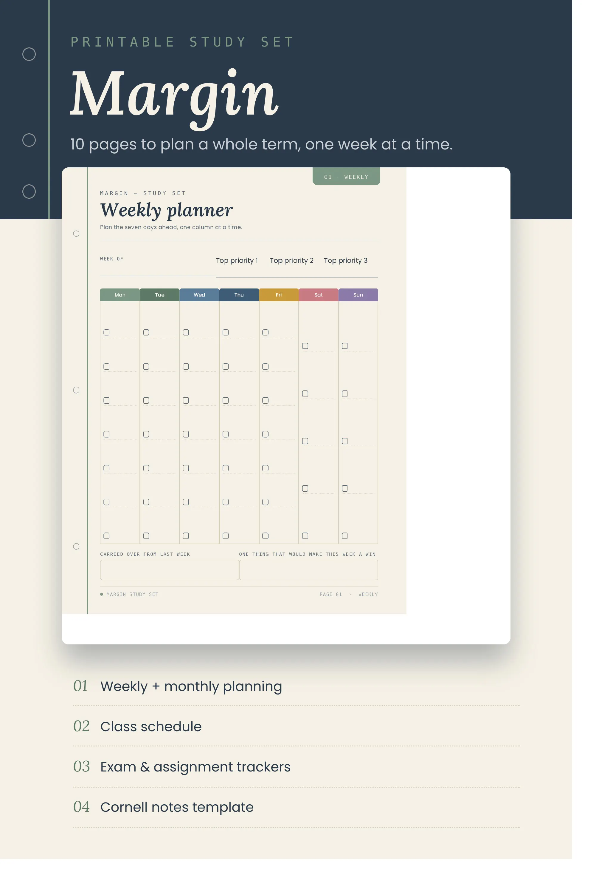 Margin The Study Planner gallery image