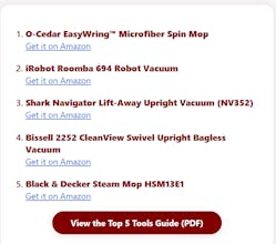 B.O.S.S.™ Top 5 Cleaning Tools Guide gallery image