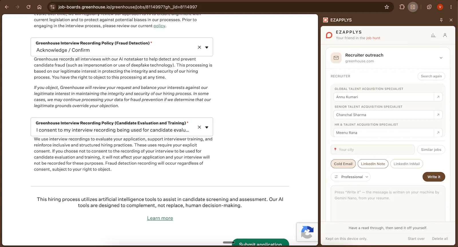 EZApplys screenshot 4