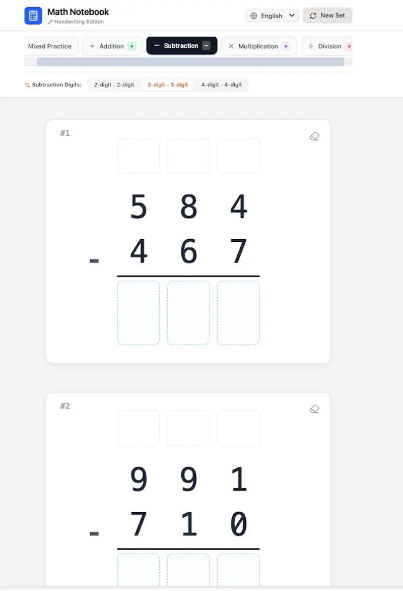 Math Notebook screenshot 2