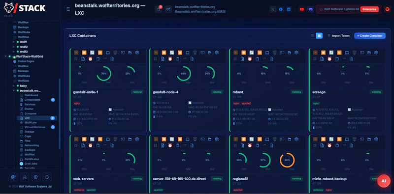 WolfStack screenshot 8