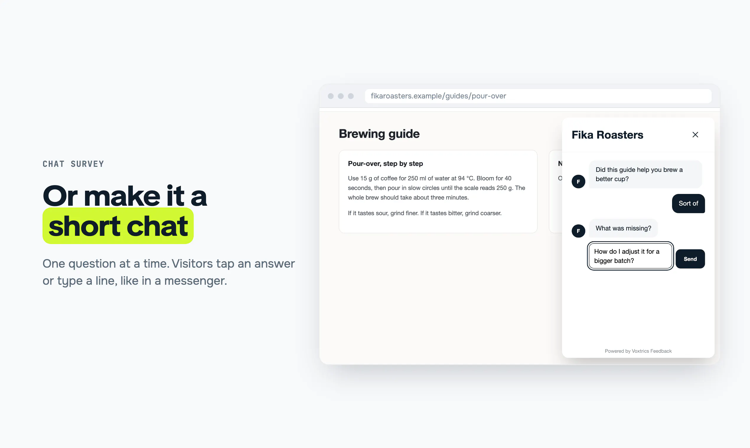 Voxtrics Feedback gallery image