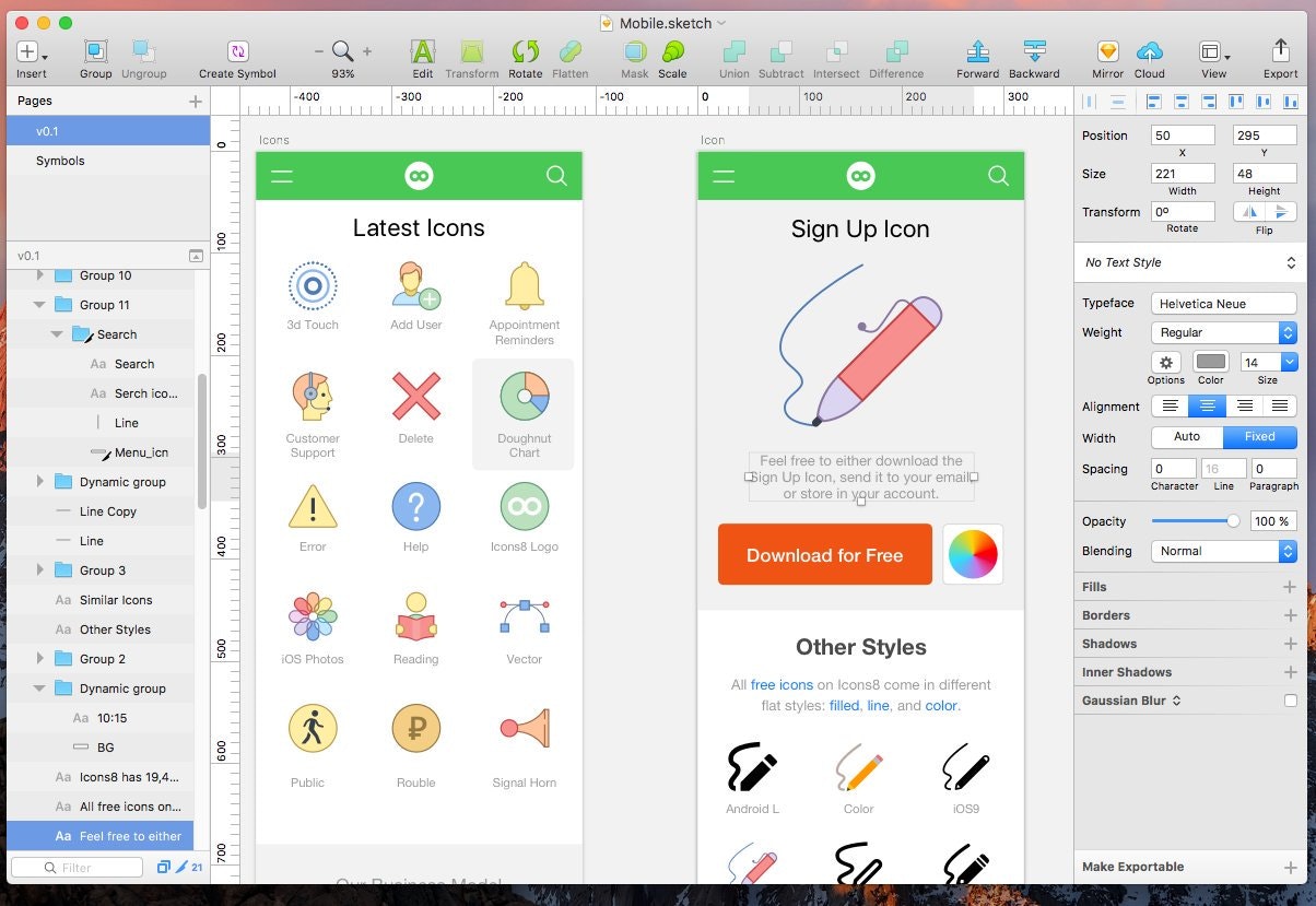 Icons8 Lunacy 20 Sketch Viewer For Windows With Features