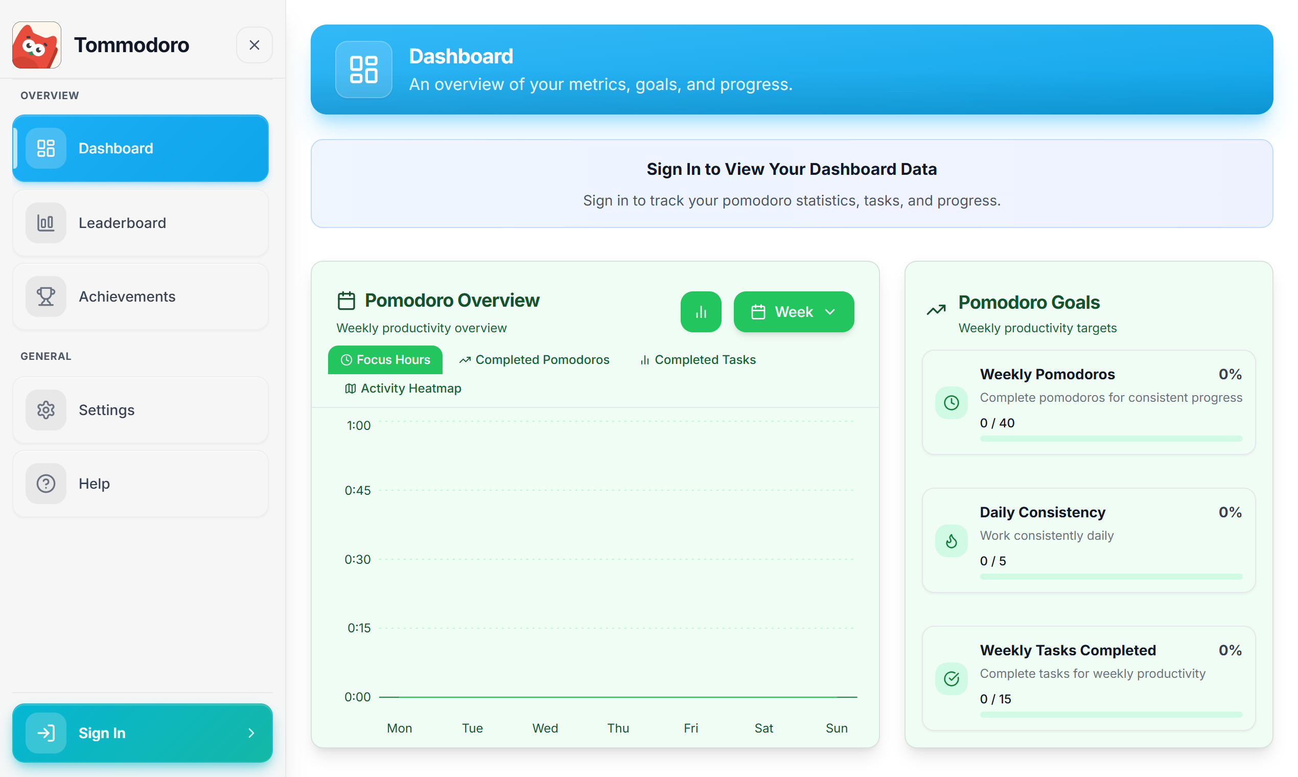 Tommodoro - Screenshot 3 showing product features and functionality