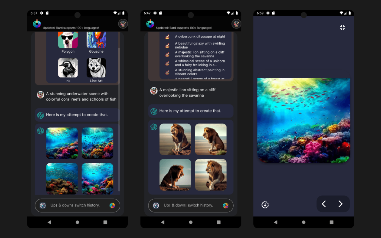 وسائط Integration ChatGpt ، Bard - لا يوجد حساب Openai مطلوب - chatappx - ChatAppx هو مساعد منظمة العفو الدولية شاملة يعتمد على chatgpt و Google Bard ، ويدعم المهام مثل الرسم والترميز والكتابة ، إلخ. 4