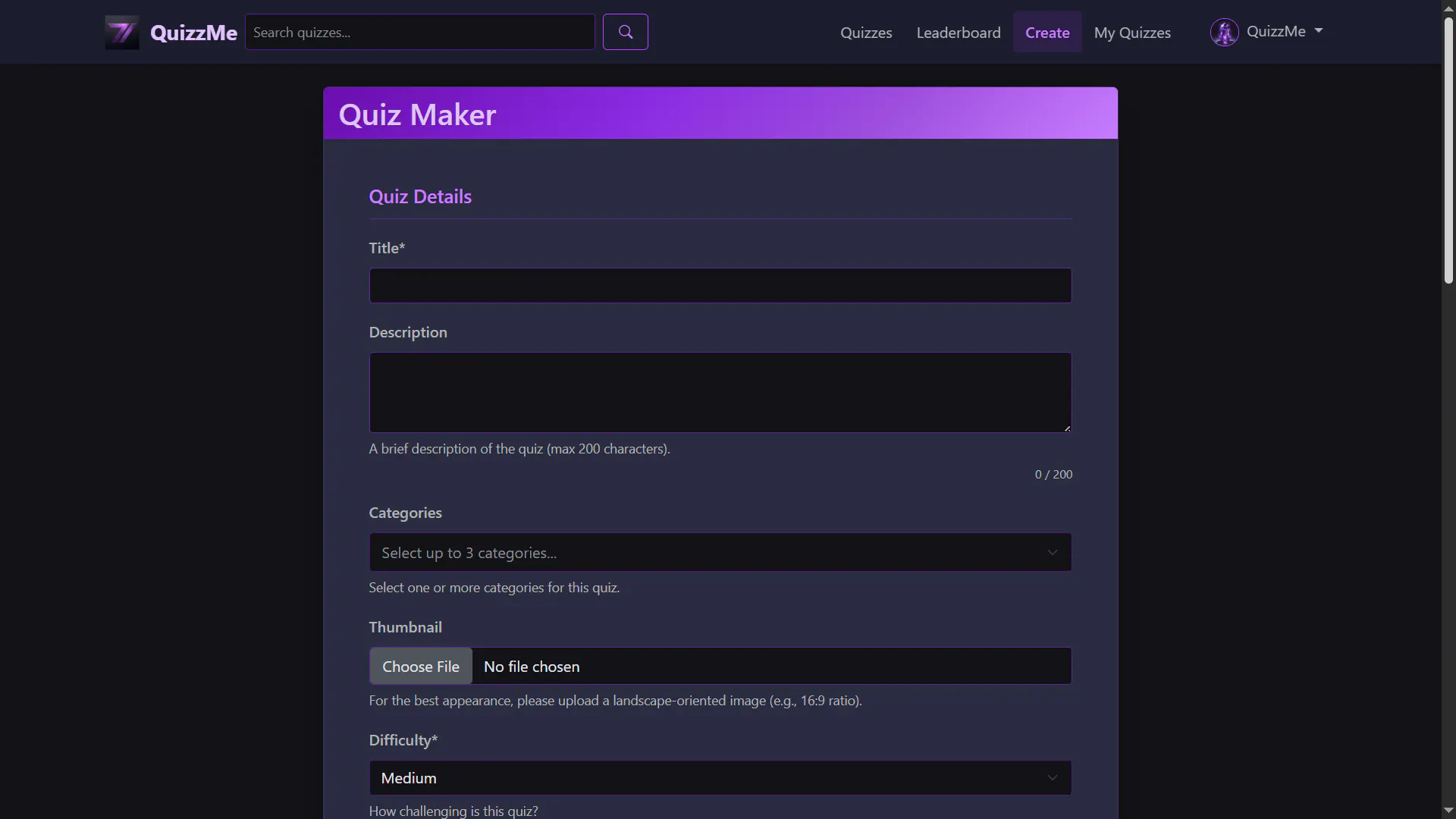QuizzMe gallery image