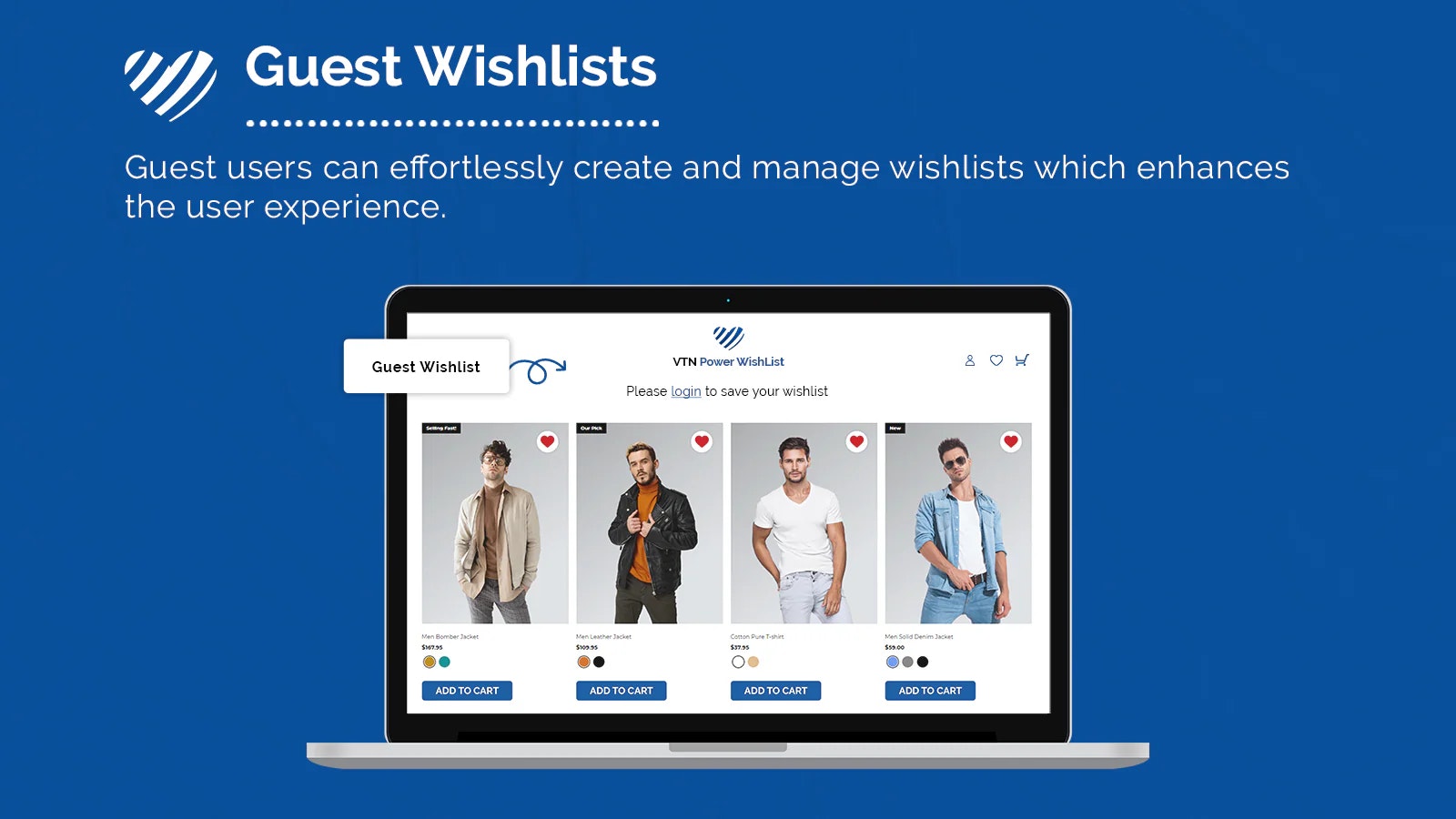VTN Power Wishlist ForThe Shopify Store - Screenshot 5 showing product features and functionality