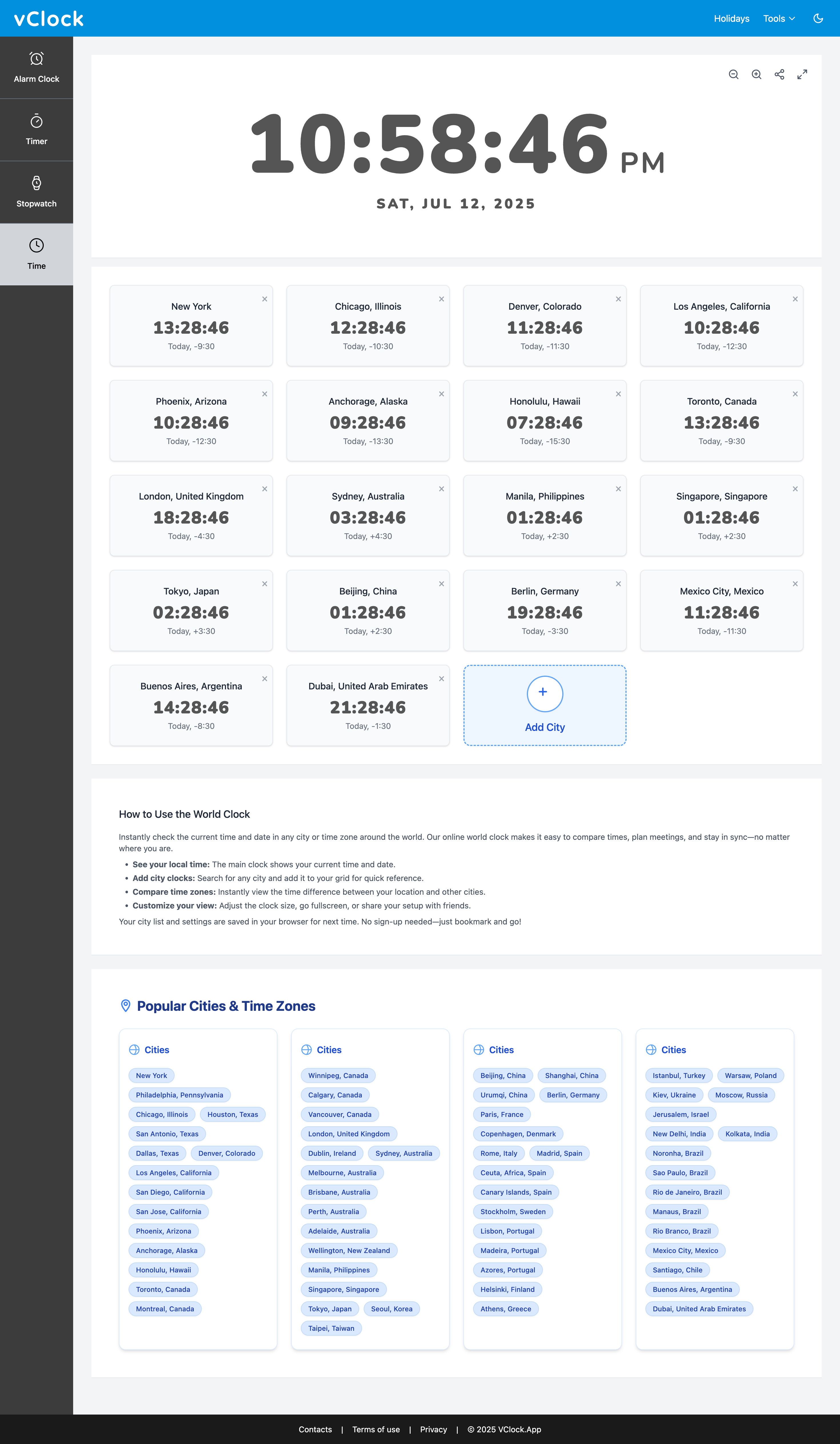 Vclock - Establezca alarmas gratis |Vclock media 4