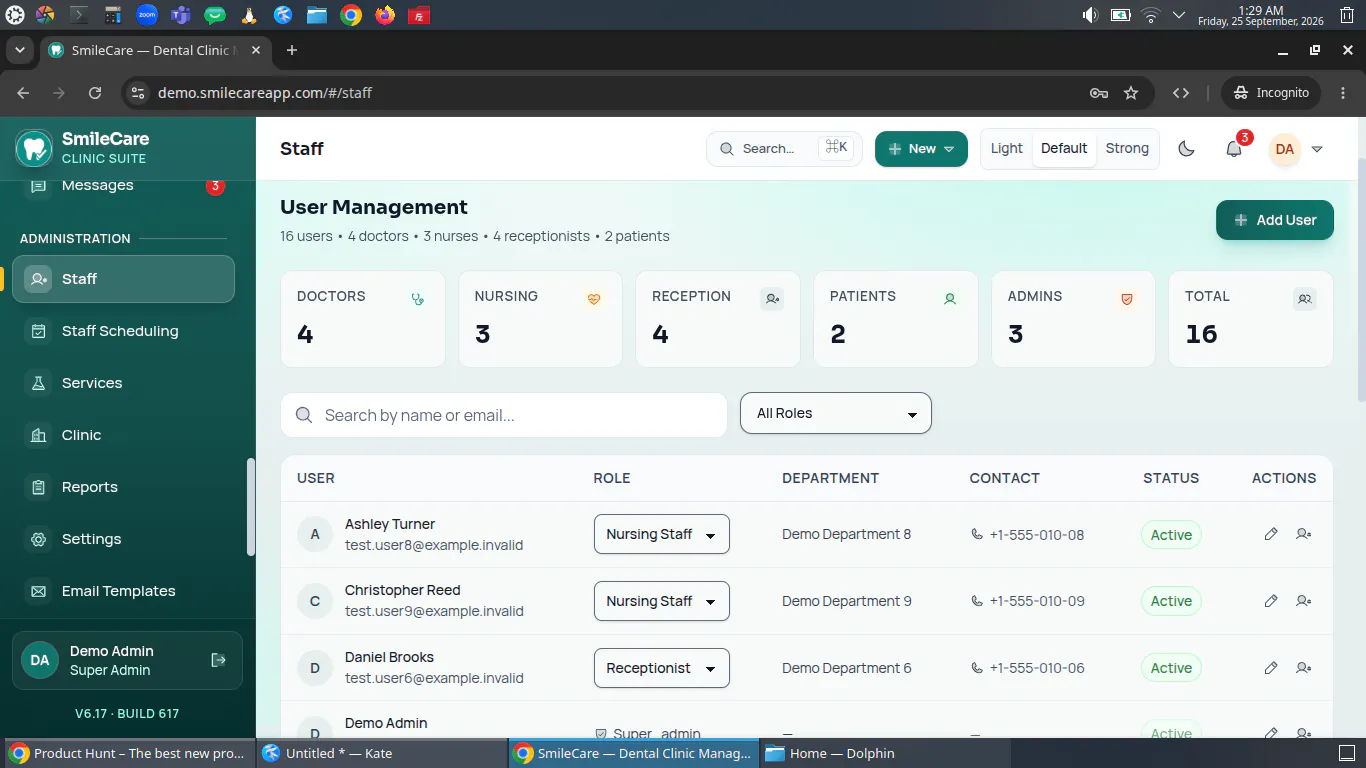 SmileCare Dental Practice Management App gallery image