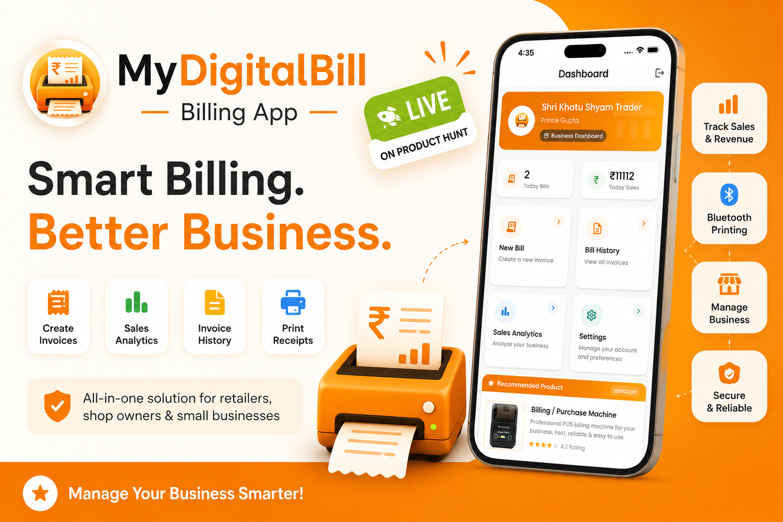 MyDigitalBill - Billing App