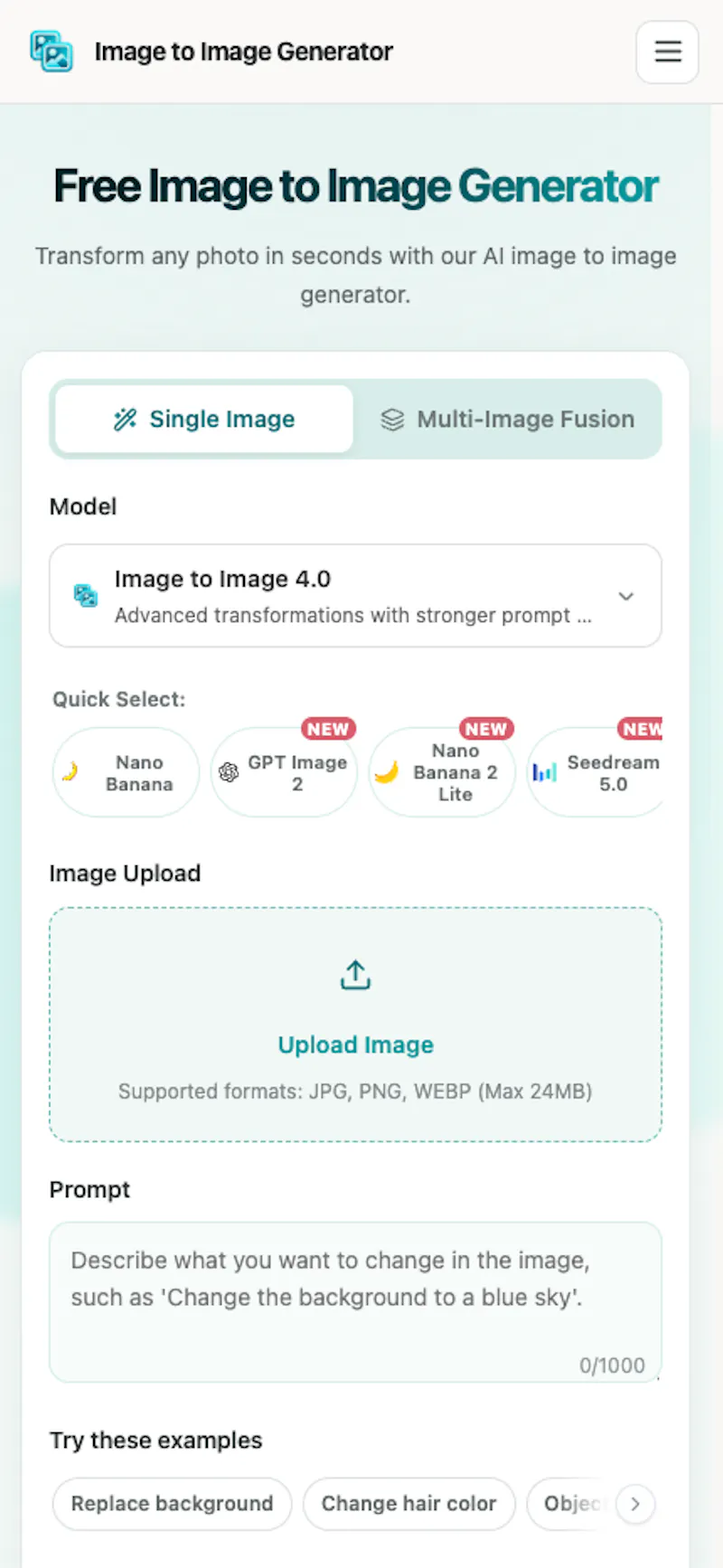Image to Image Generator screenshot 3