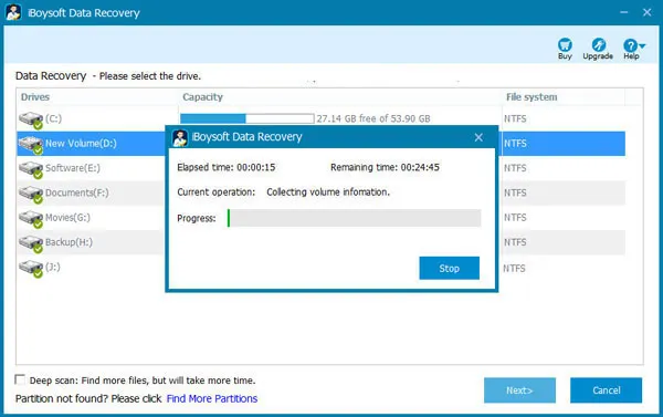 Windows için iBoysoft Veri Kurtarma media 2