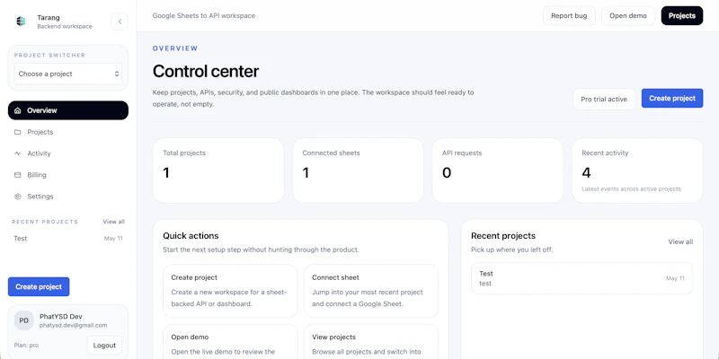 TarangDB screenshot 4