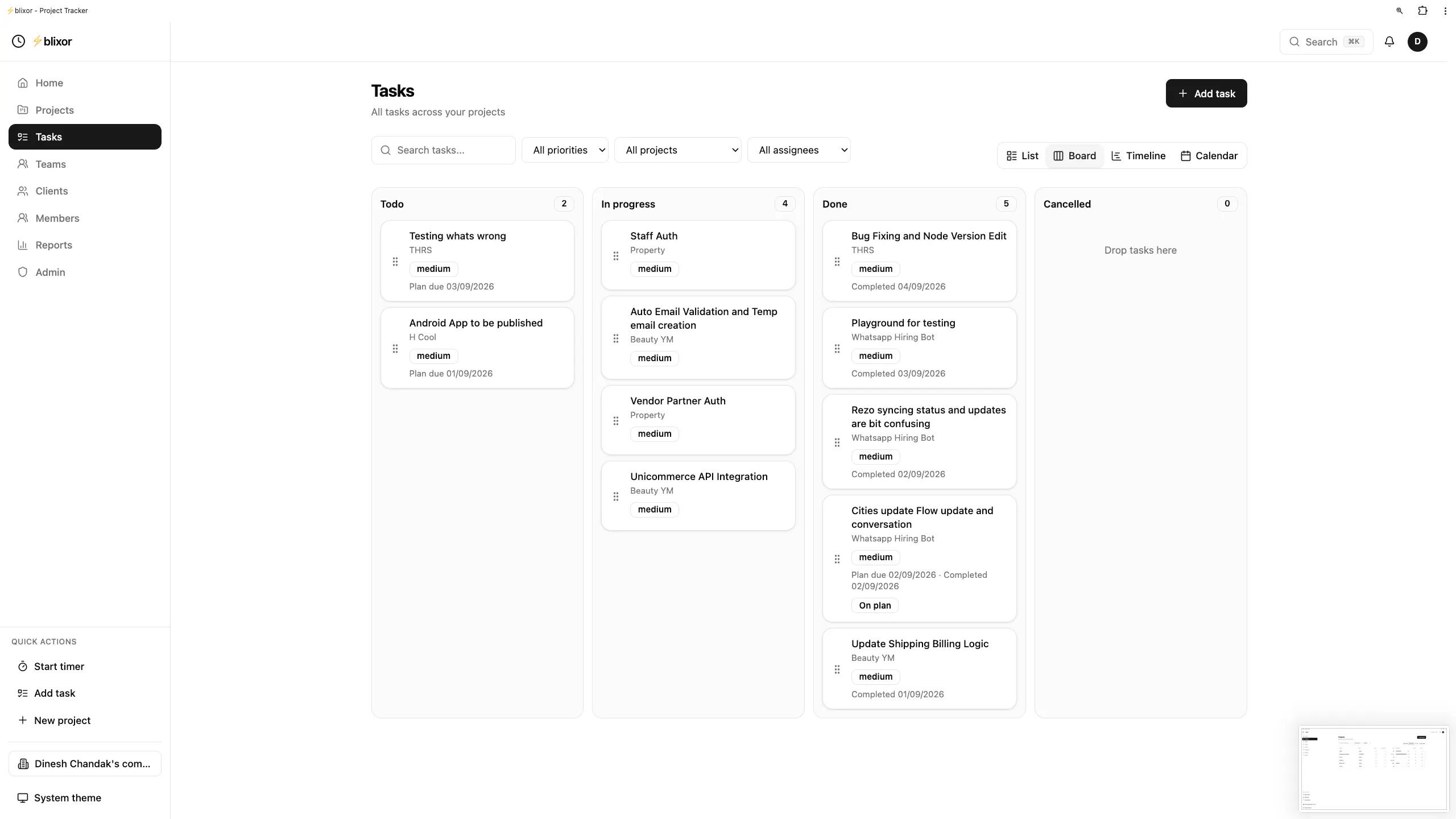 blixor screenshot