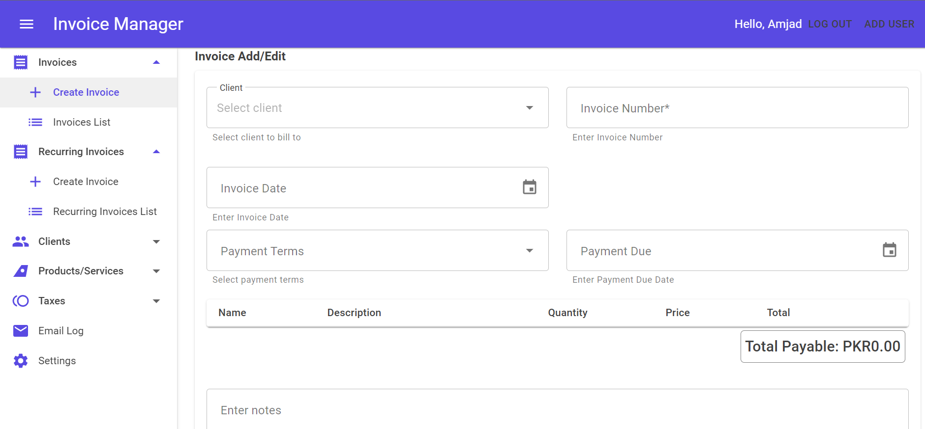 Invoice Manager gallery image