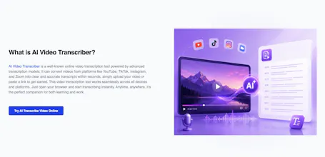 AI Video Transcriber gallery image