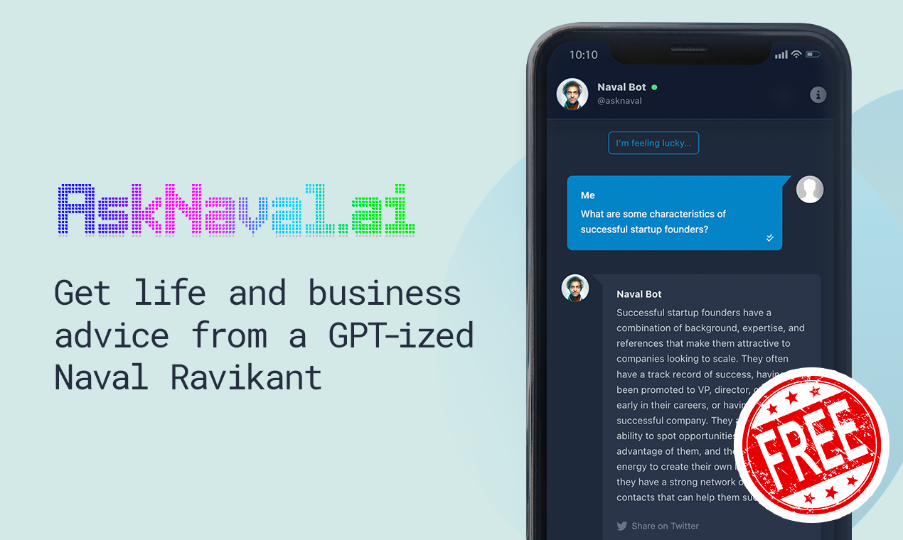 해군에게 물어보십시오 (AI 챗봇) - Chatgpt를 사용한 Naval Ravikant의 삶과 비즈니스 조언 미디어 2
