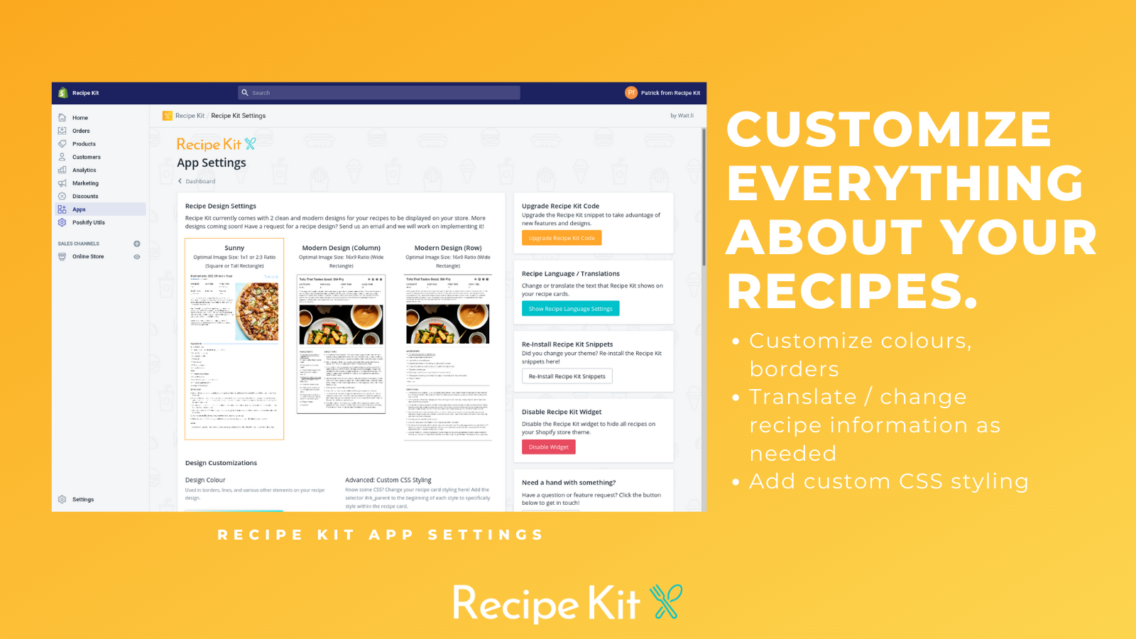 Recipe Kit for Shopify gallery image