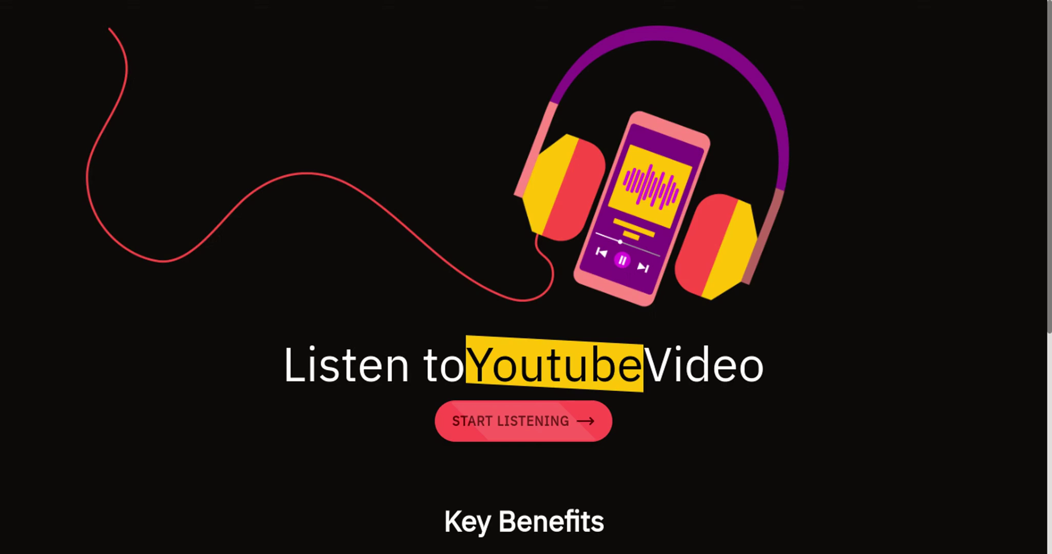 وسائط فضلاً عن ذلك - استمع إلى مقاطع الفيديو على YouTube كصوت صوتي 1