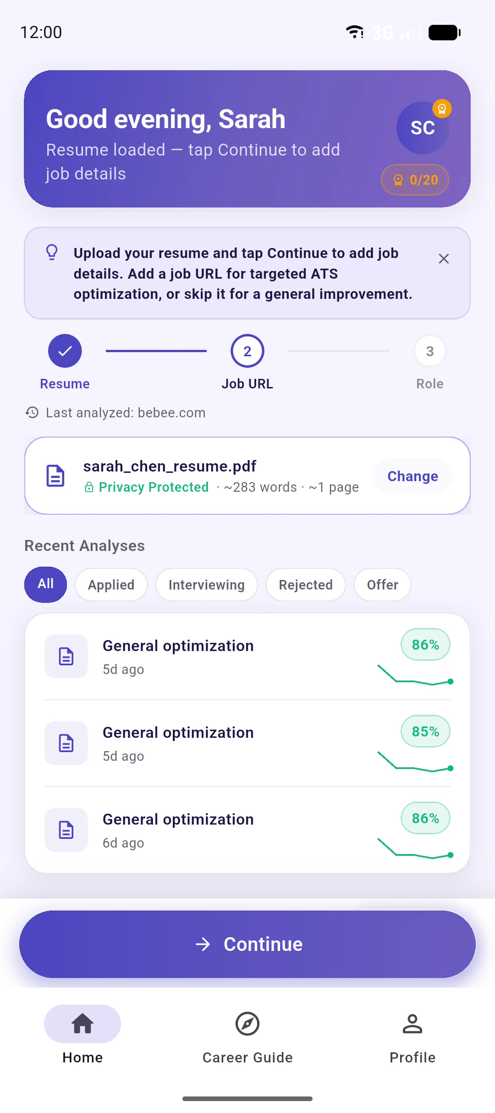 Resuvia - Career Guide+ screenshot 4