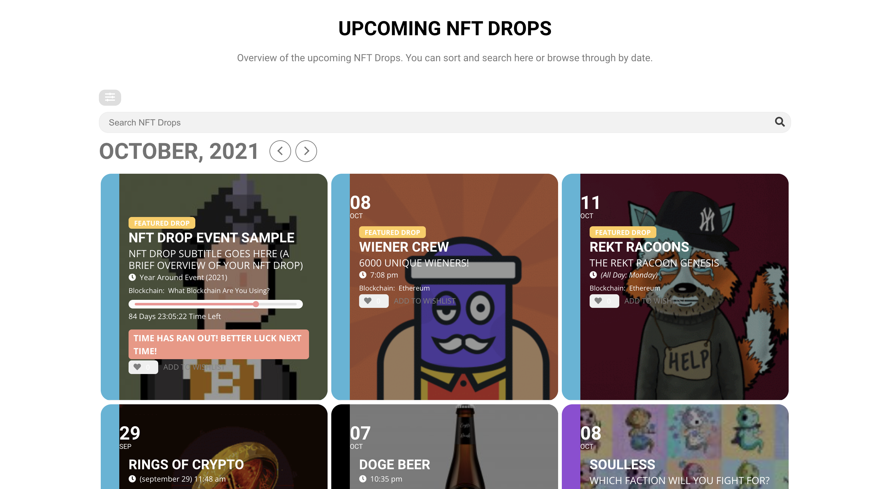 What NFTs Drop Today? gallery image